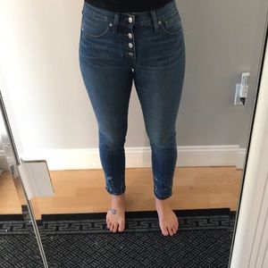 MADEWELL skim straight jeans
